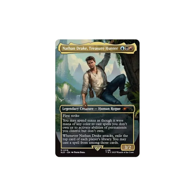 Magic the Gathering Secret Lair x PlayStation (Uncharted) NON FOIL - English